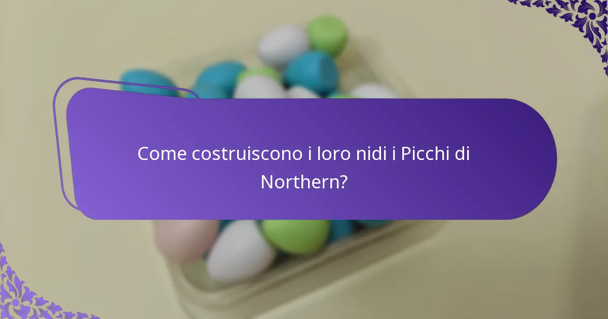 Quale tipo di habitat preferisce il Picchio di Northern?