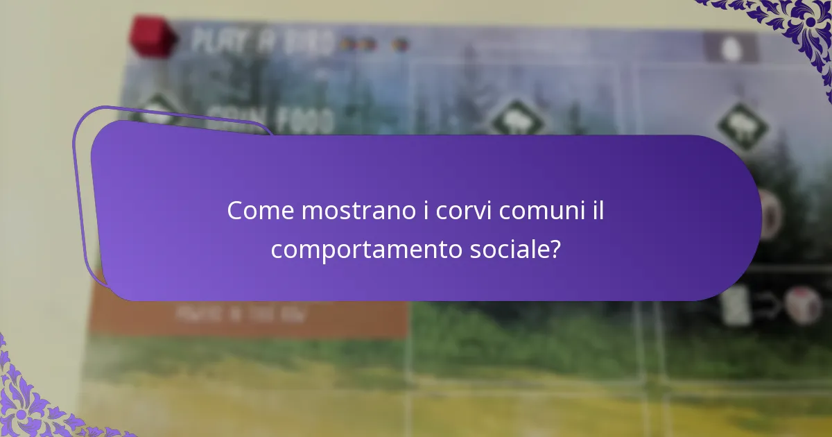 Dove vive il corvo comune?