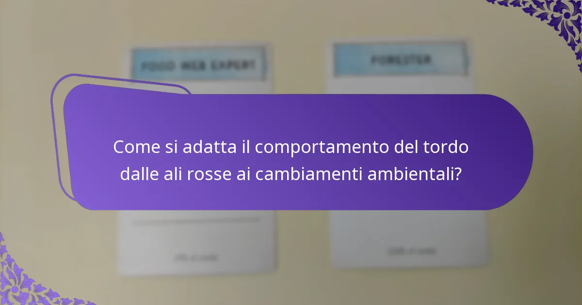 Cosa mangia il tordo dalle ali rosse?