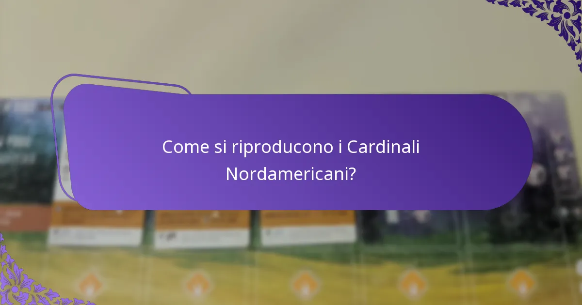 Dove abita tipicamente il Cardinal Nordamericano?