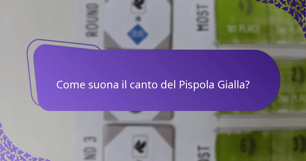 Come influenzano i modelli migratori le popolazioni di Pispola Gialla?