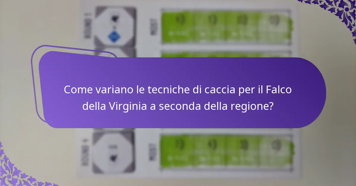 Dove abita tipicamente il Falco della Virginia?