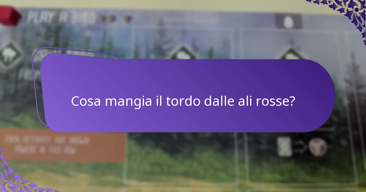 Come si adatta il comportamento del tordo dalle ali rosse ai cambiamenti ambientali?