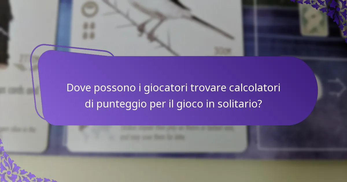 Quali variazioni esistono nei sistemi di punteggio per i giochi in solitario?