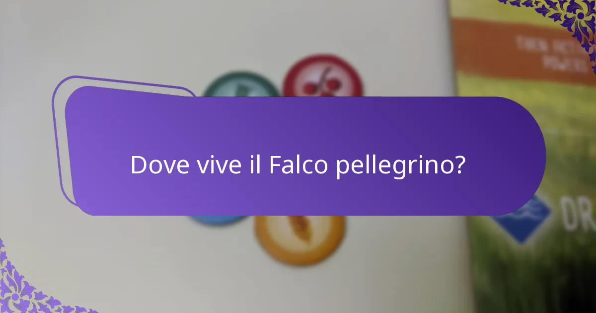 Come nidificano i Falchi pellegrini?