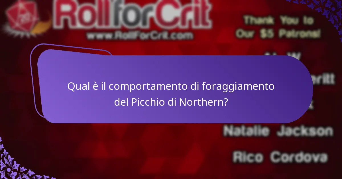 Come costruiscono i loro nidi i Picchi di Northern?