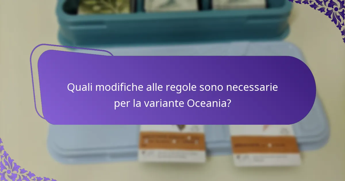 Quali strategie sono efficaci nella variante Oceania?